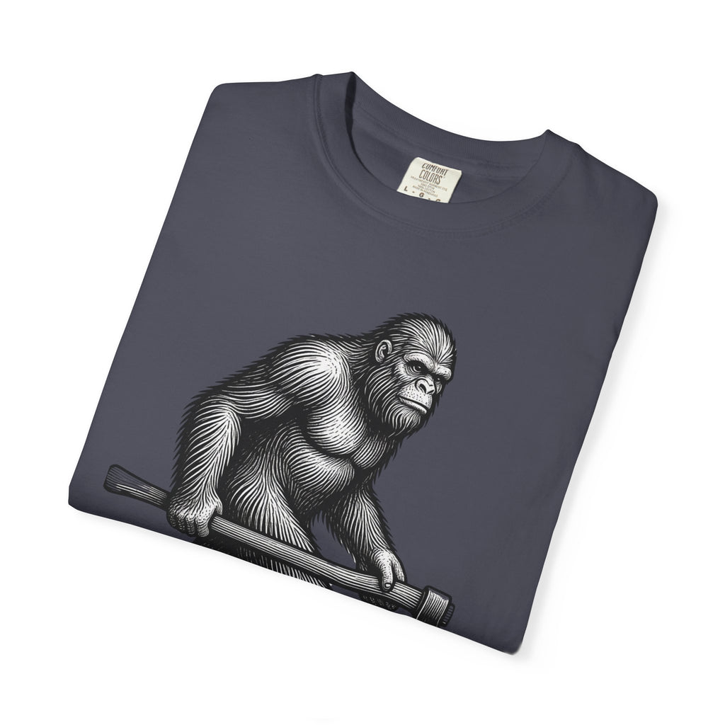 Sasquatch with Axe T-shirt | Vintage Bigfoot Illustration USA