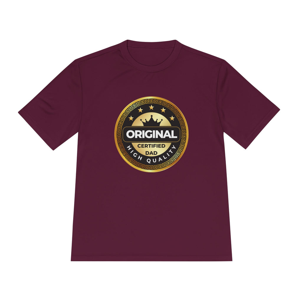 Original Certified Dad Badge Tee | Father's Day Dad Shirt