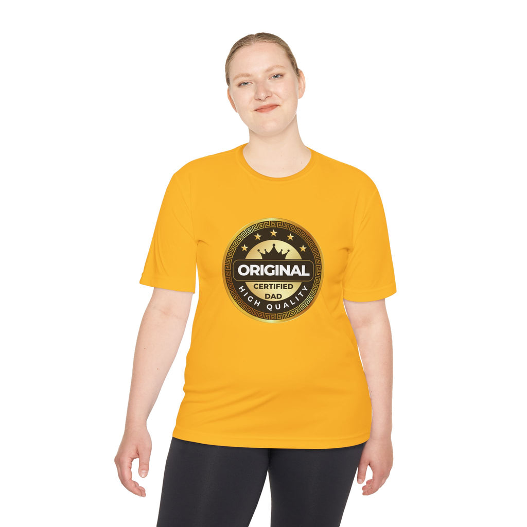 Original Certified Dad Badge Tee | Father's Day Dad Shirt
