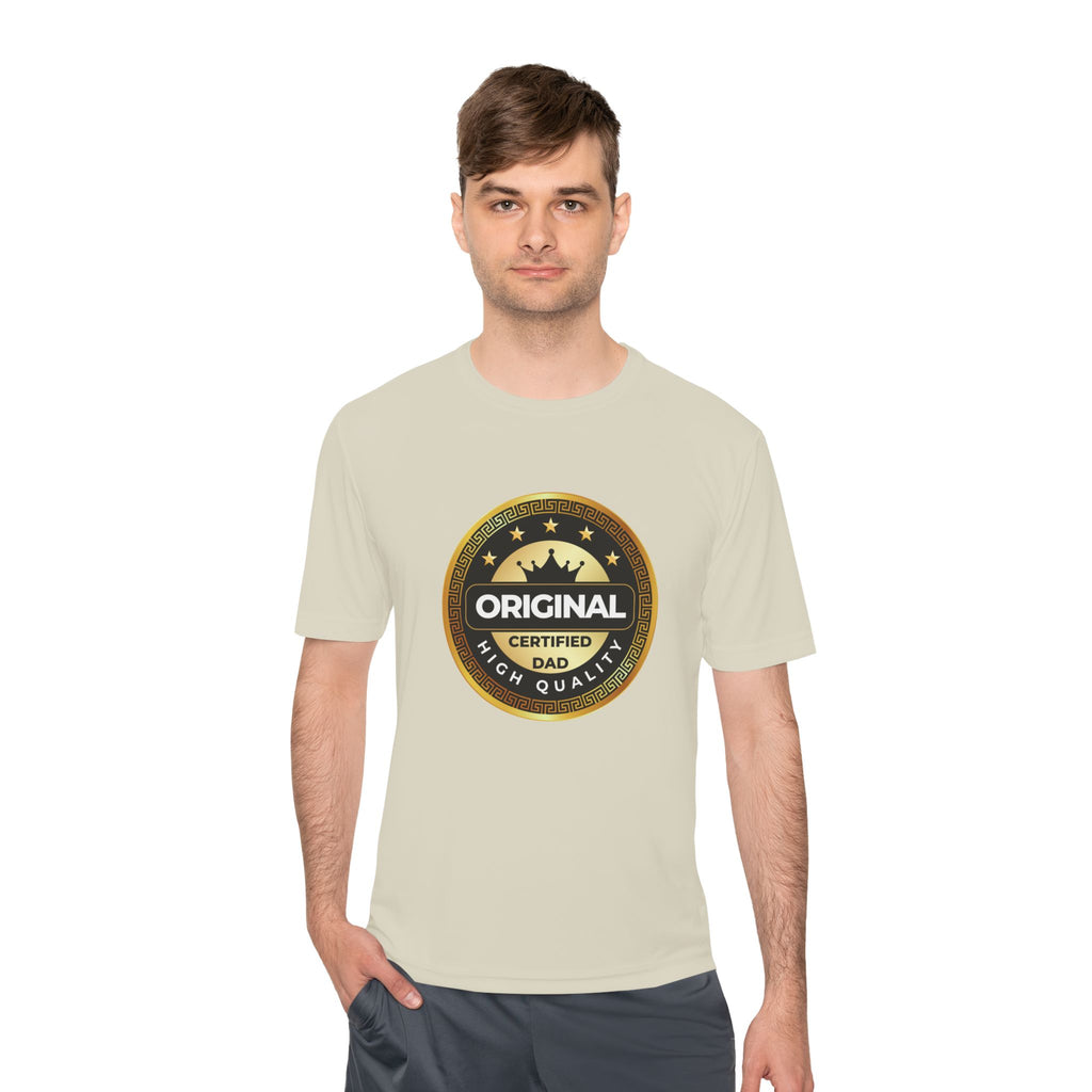 Original Certified Dad Badge Tee | Father's Day Dad Shirt