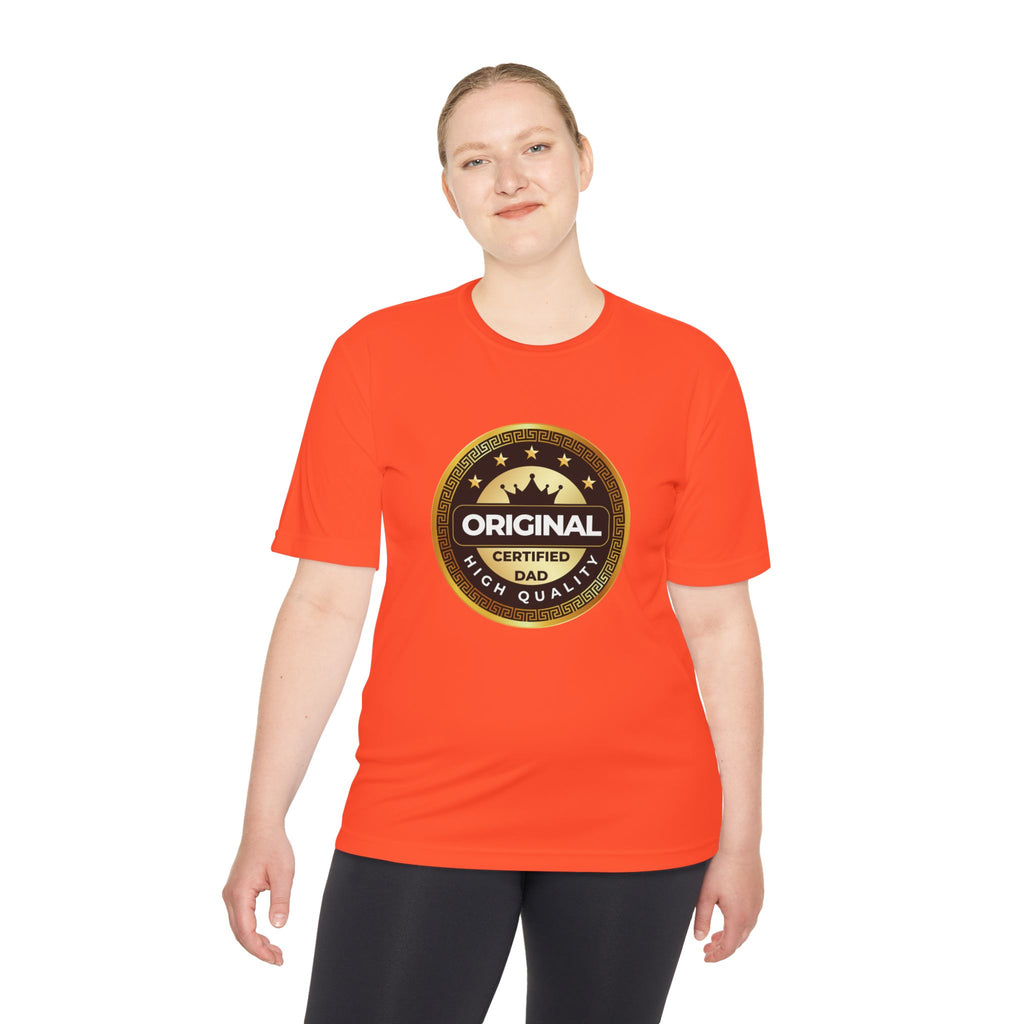 Original Certified Dad Badge Tee | Father's Day Dad Shirt