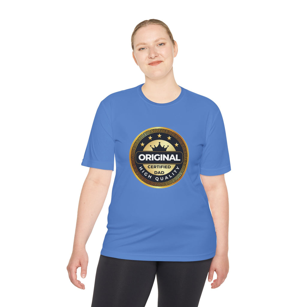 Original Certified Dad Badge Tee | Father's Day Dad Shirt