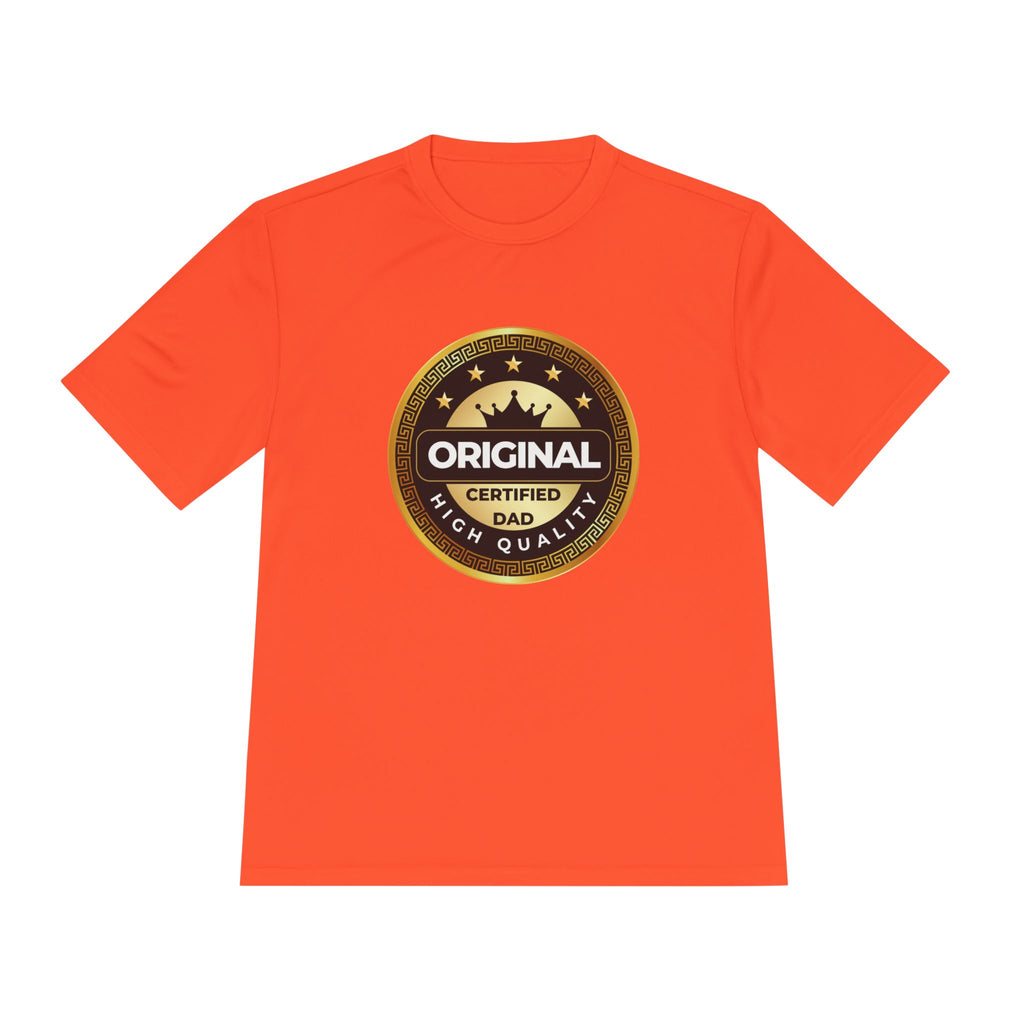 Original Certified Dad Badge Tee | Father's Day Dad Shirt
