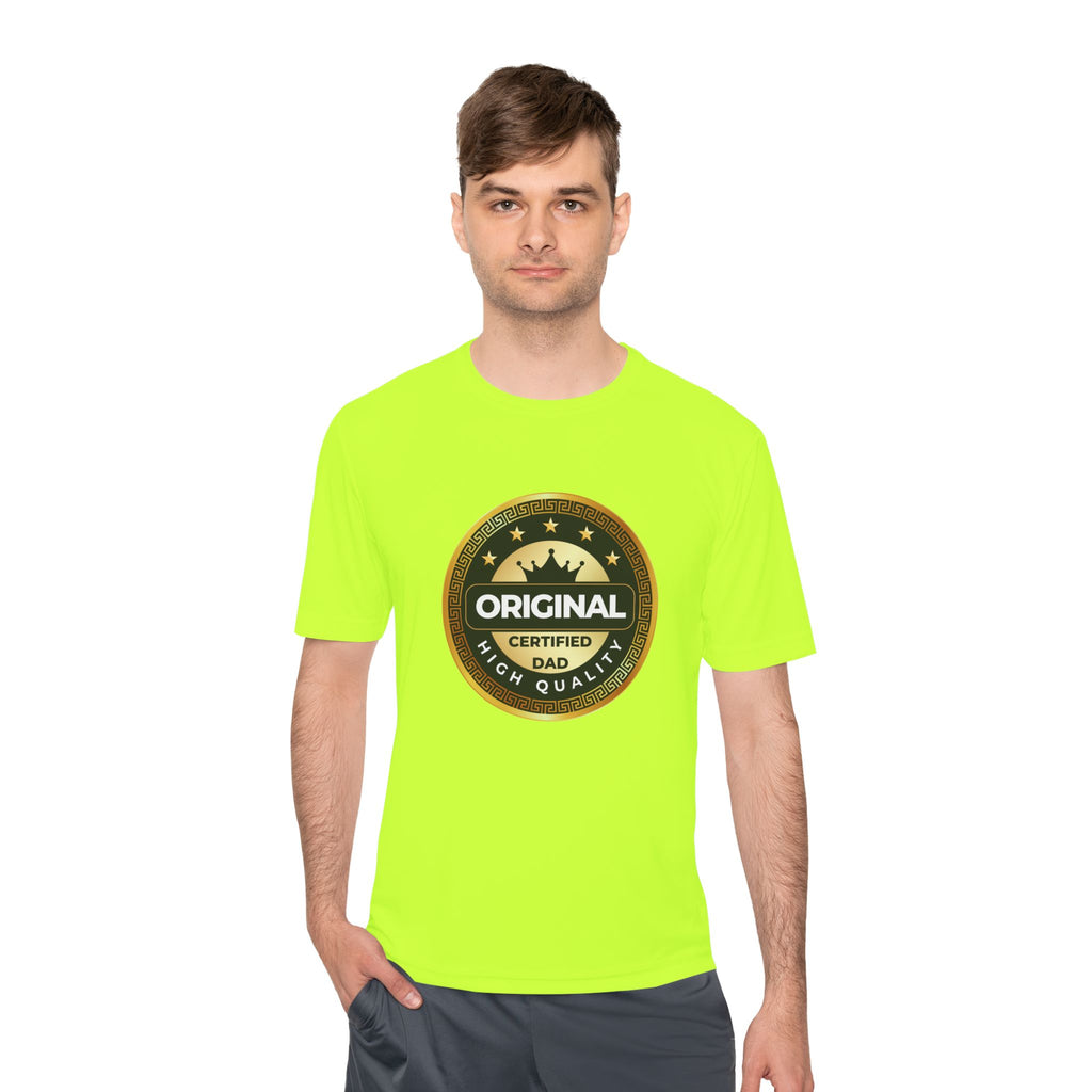 Original Certified Dad Badge Tee | Father's Day Dad Shirt