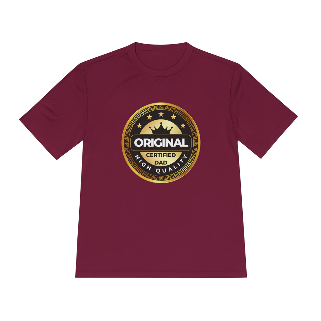Original Certified Dad Badge Tee | Father's Day Dad Shirt