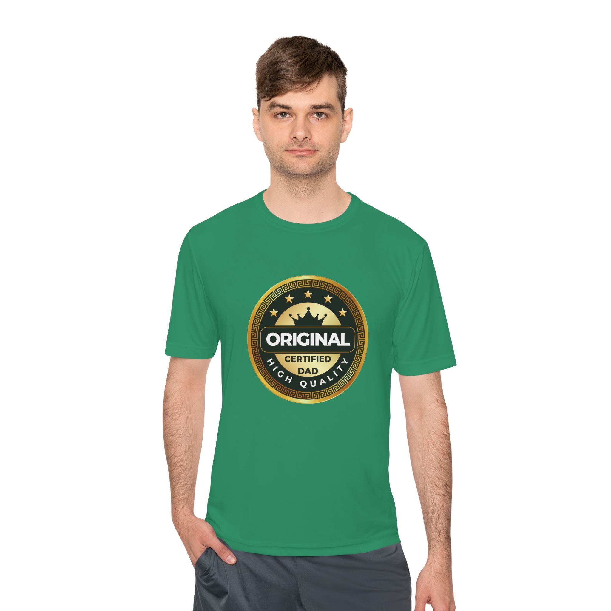 Original Certified Dad Badge Tee | Father's Day Dad Shirt