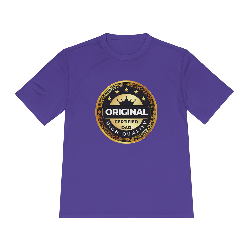 Original Certified Dad Badge Tee | Father's Day Dad Shirt