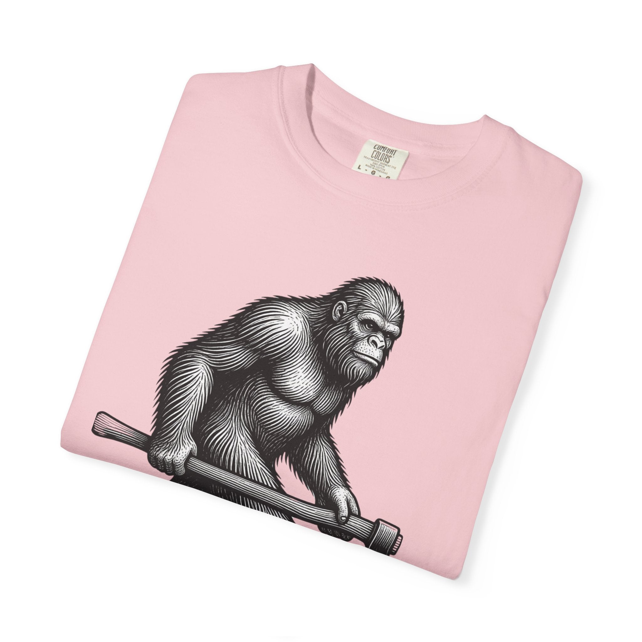 Sasquatch with Axe T-shirt | Vintage Bigfoot Illustration USA
