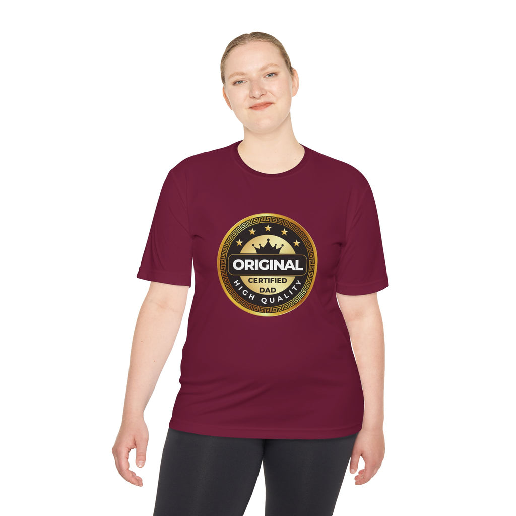 Original Certified Dad Badge Tee | Father's Day Dad Shirt