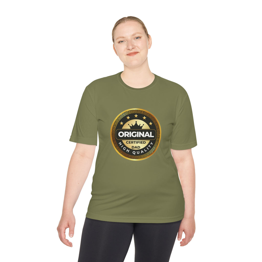 Original Certified Dad Badge Tee | Father's Day Dad Shirt