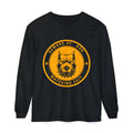 Beware of Dad Watching 24/7 Pitbull Graphic Long Sleeve Tee