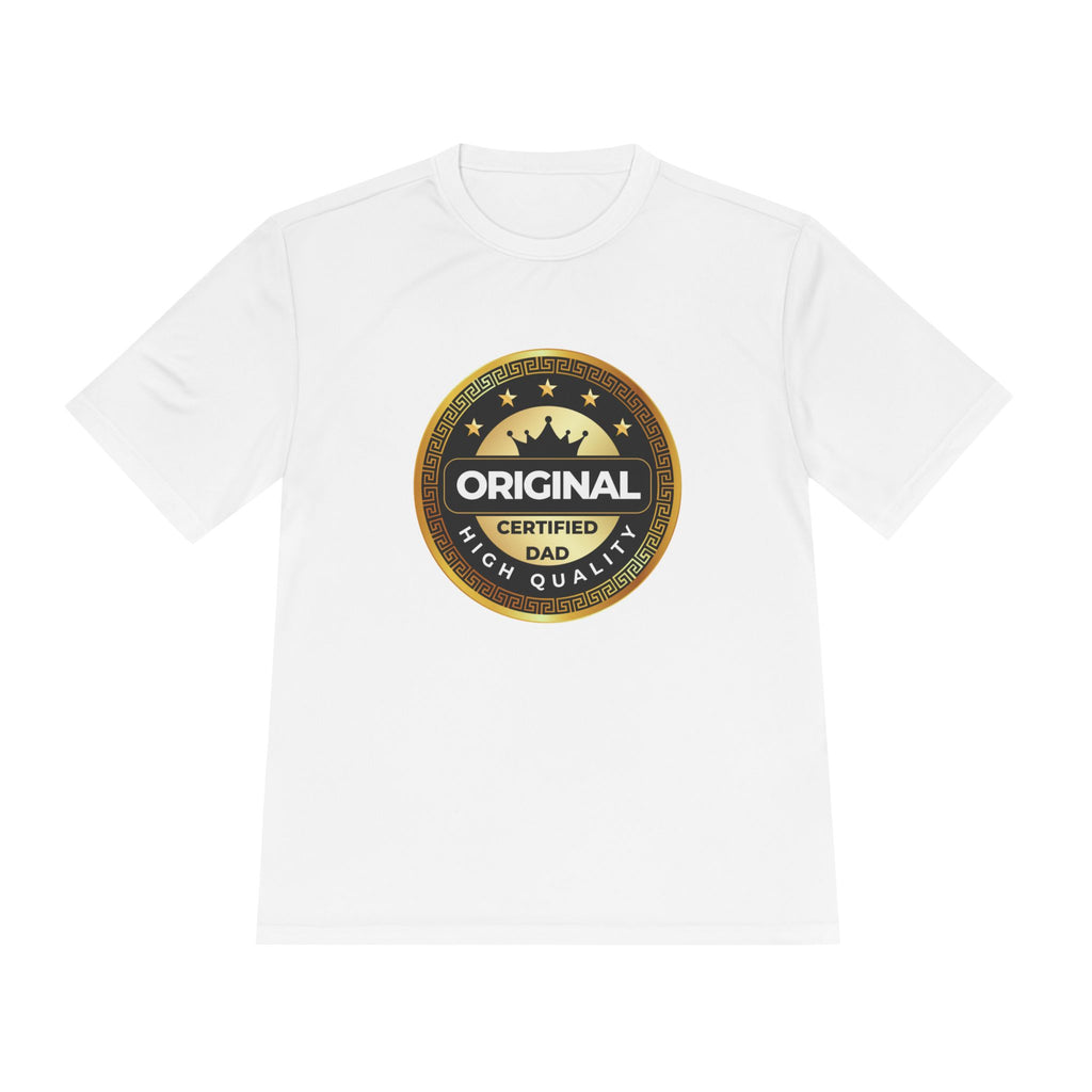 Original Certified Dad Badge Tee | Father's Day Dad Shirt