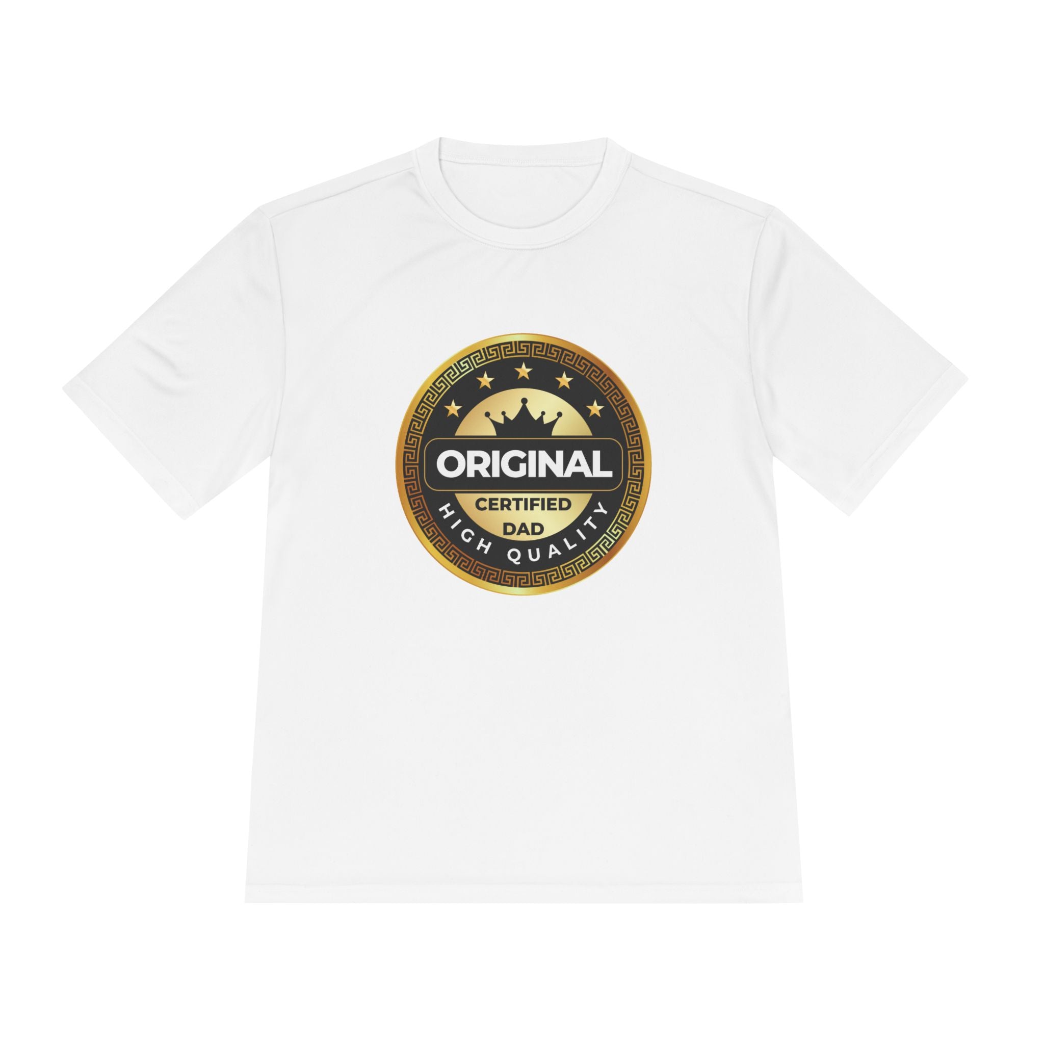 Original Certified Dad Badge Tee | Father's Day Dad Shirt