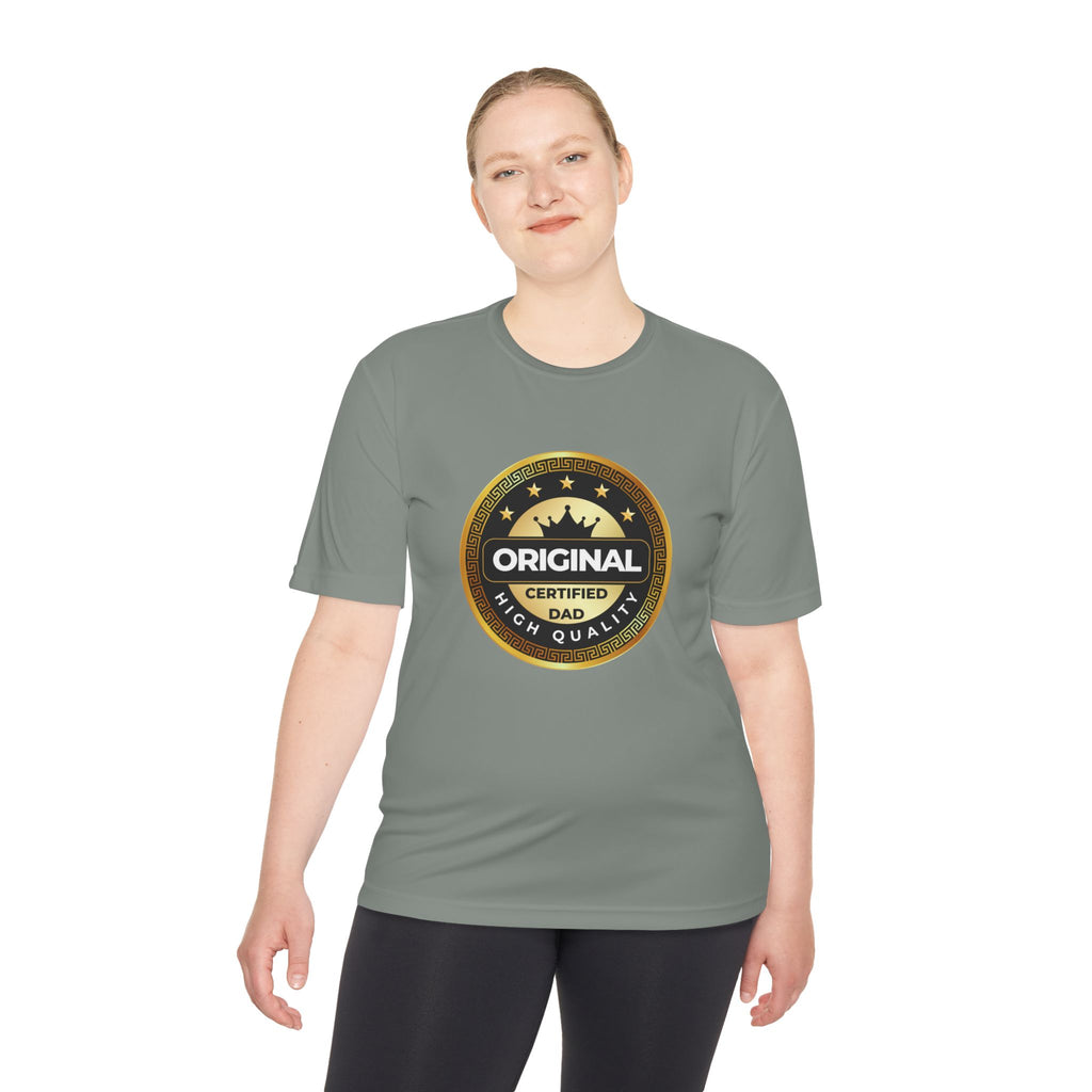 Original Certified Dad Badge Tee | Father's Day Dad Shirt