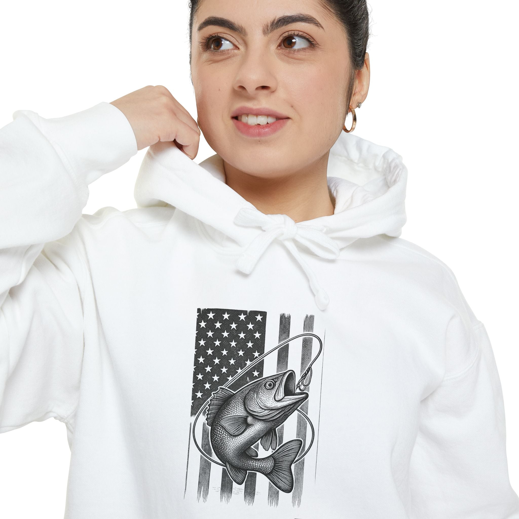 American Flag Sloth Hoodie | USA Graphic Pullover