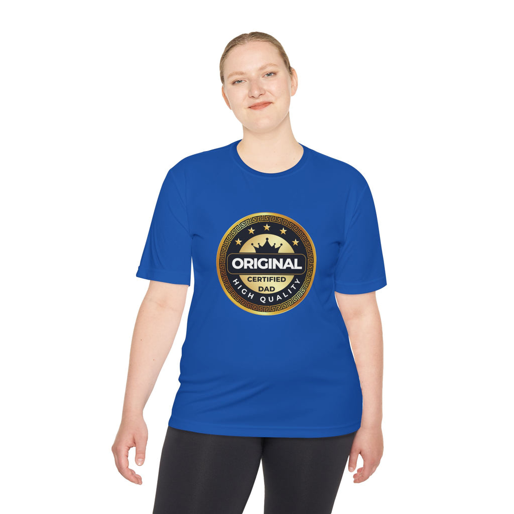 Original Certified Dad Badge Tee | Father's Day Dad Shirt