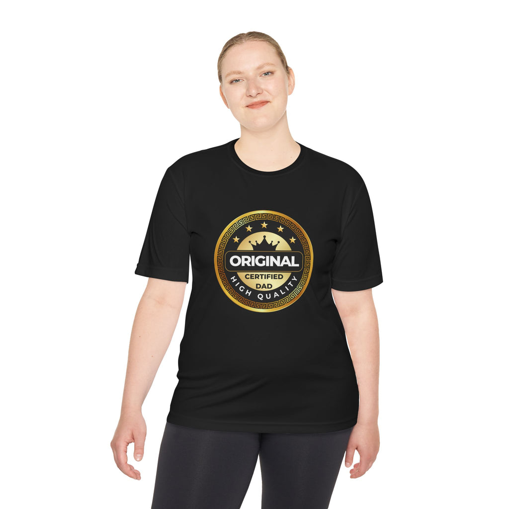Original Certified Dad Badge Tee | Father's Day Dad Shirt