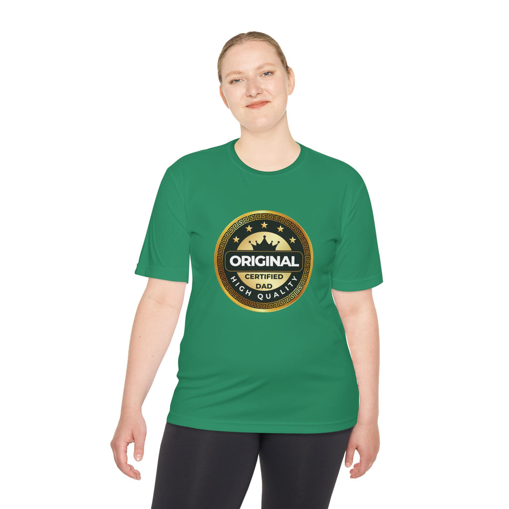 Original Certified Dad Badge Tee | Father's Day Dad Shirt