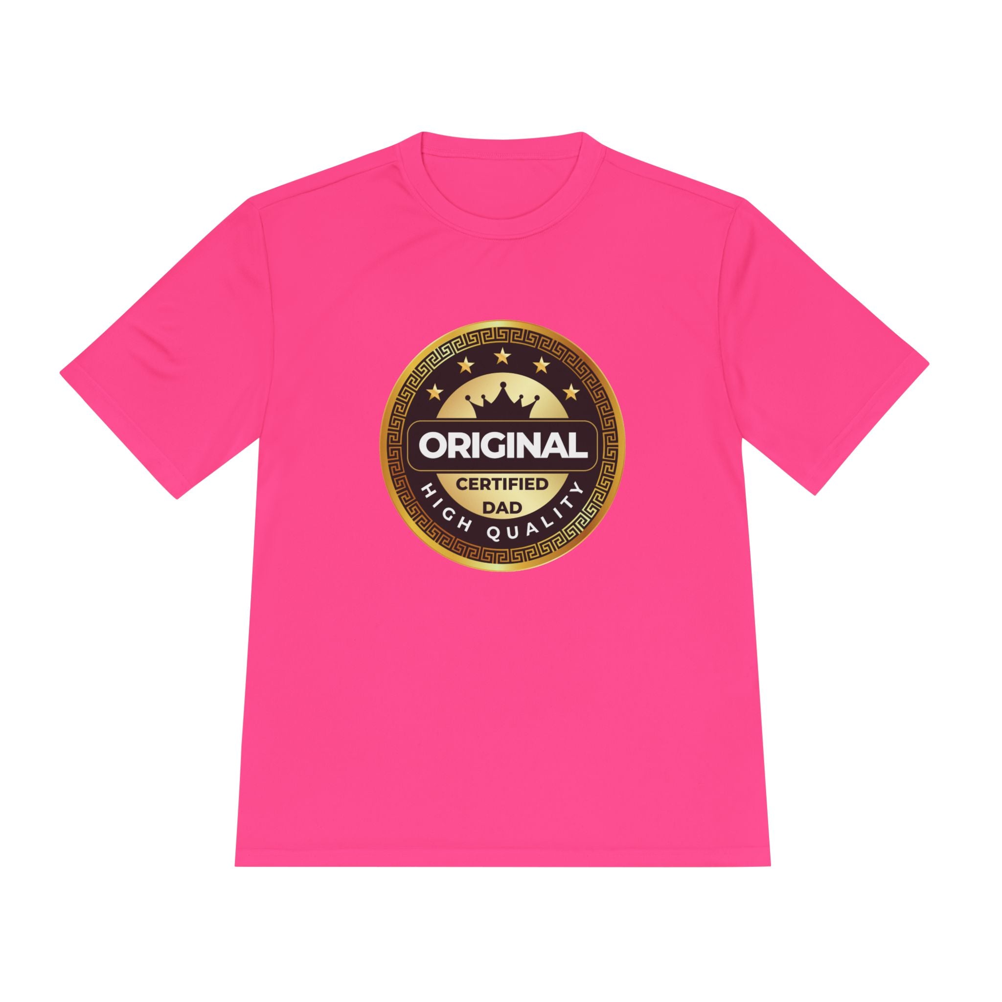Original Certified Dad Badge Tee | Father's Day Dad Shirt